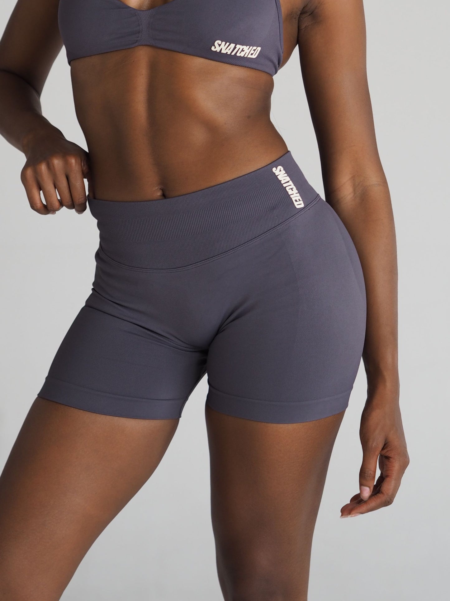 Motion Shorts- Muave grey