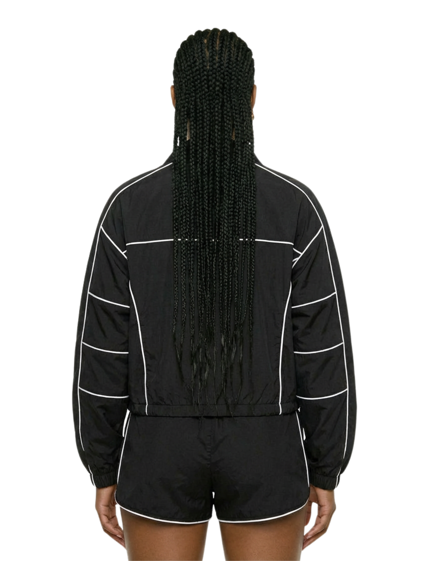 (Pre-Order) Off Court Jacket - Black/White