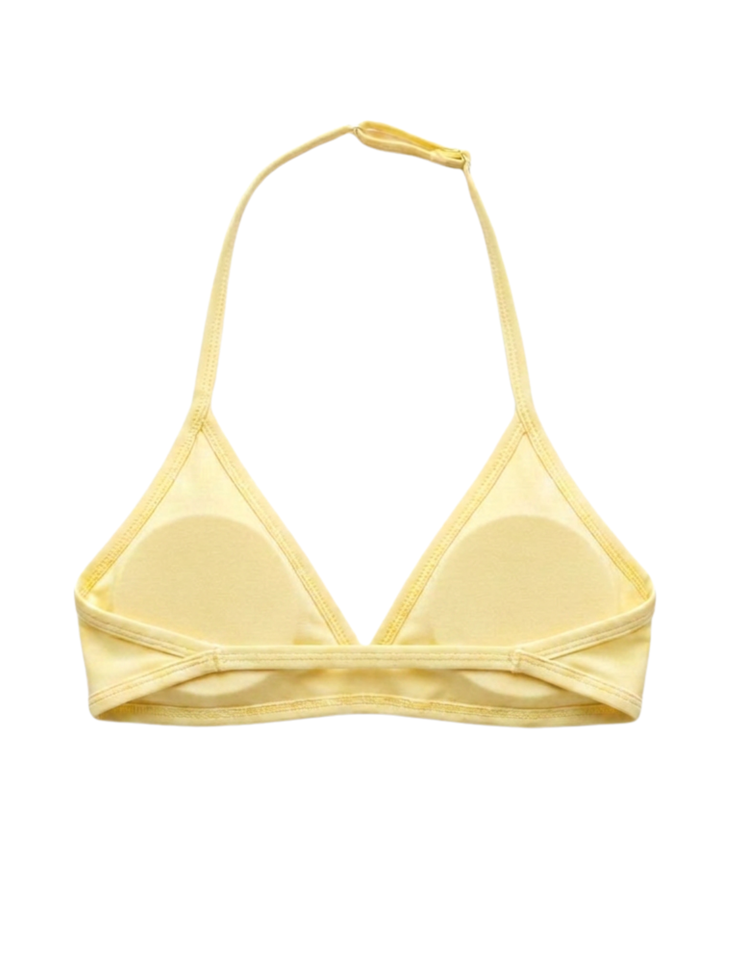 Plush Backless Bra - Butter Yellow