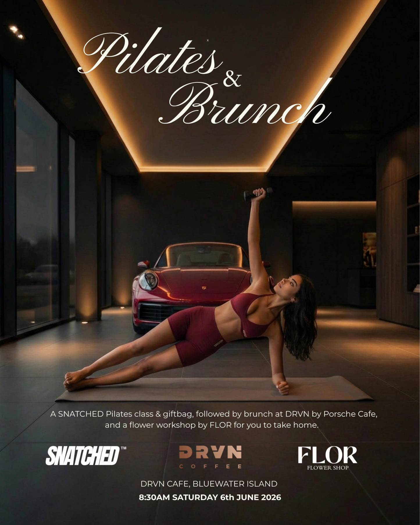 Pilates + Brunch: DRVN -Sat 6th June 2026