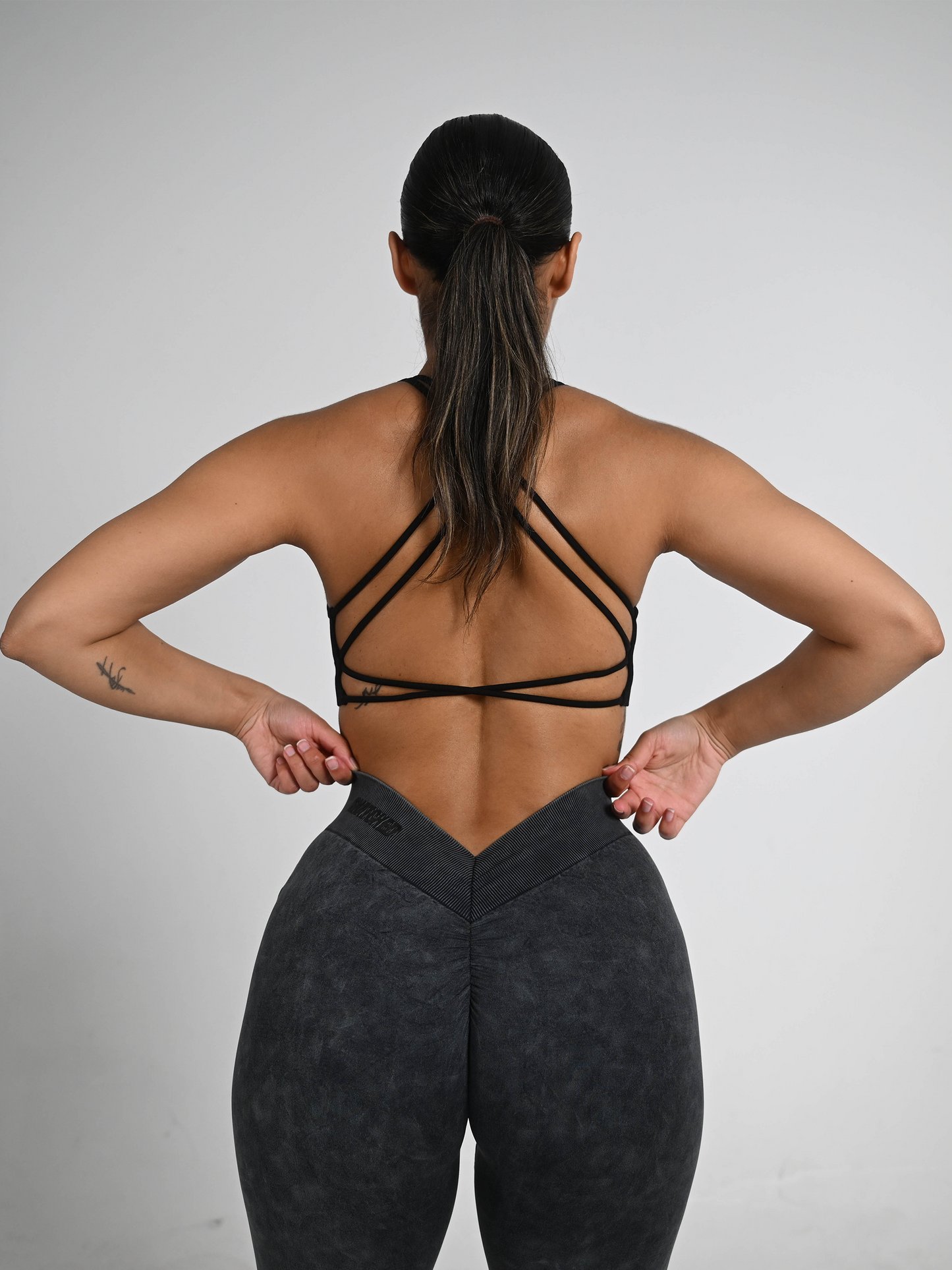 (PRE ORDER) Acid Wash Bum Scrunch Leggings