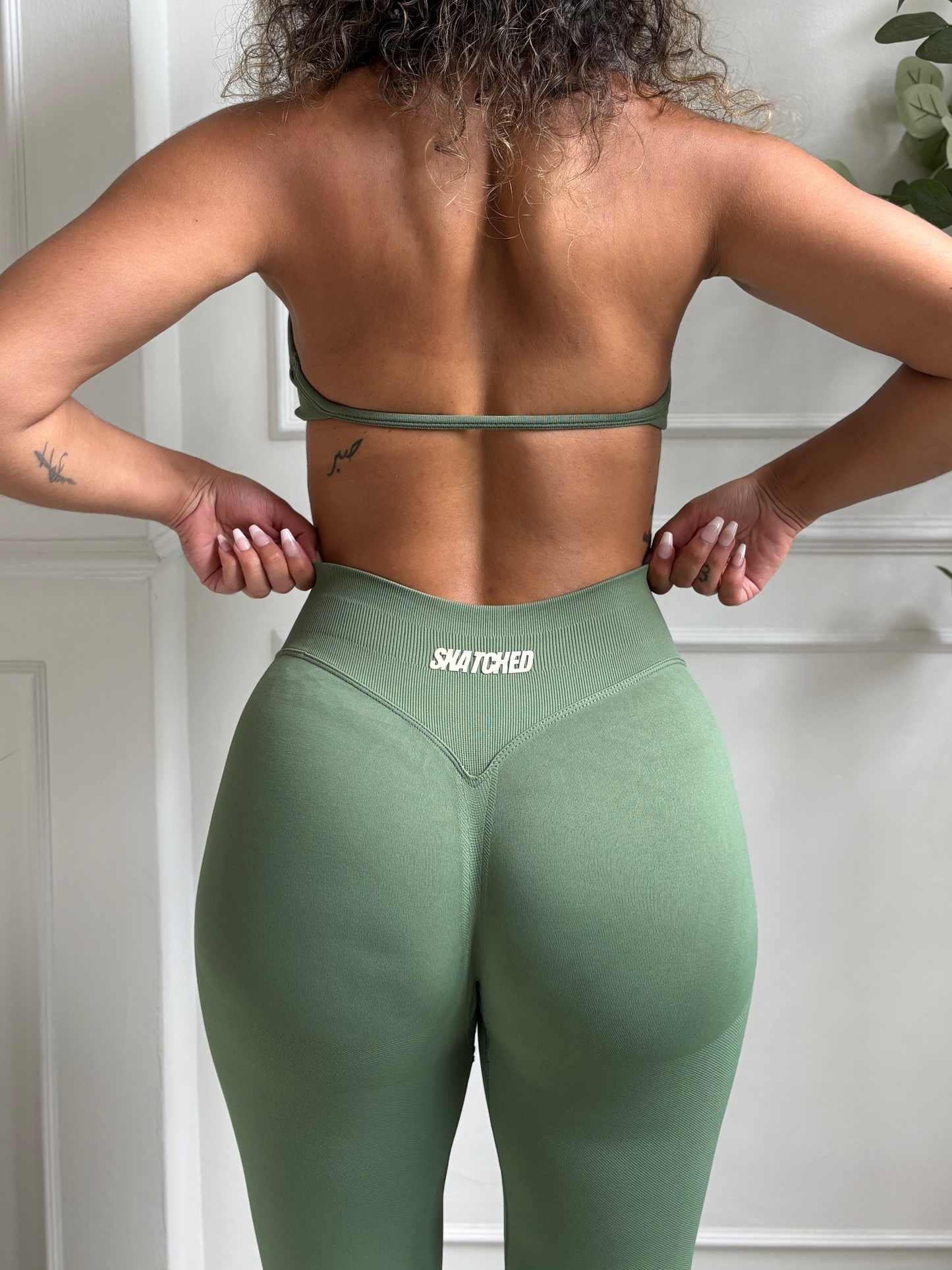 Motion Leggings-Matcha Green