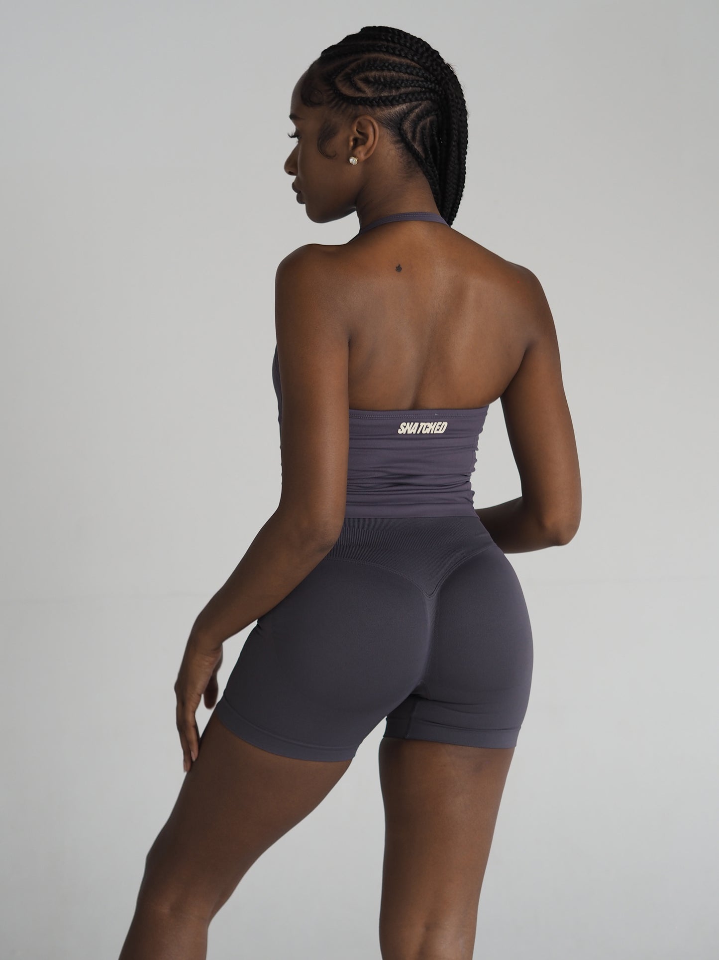 Motion Top- Mauve Grey