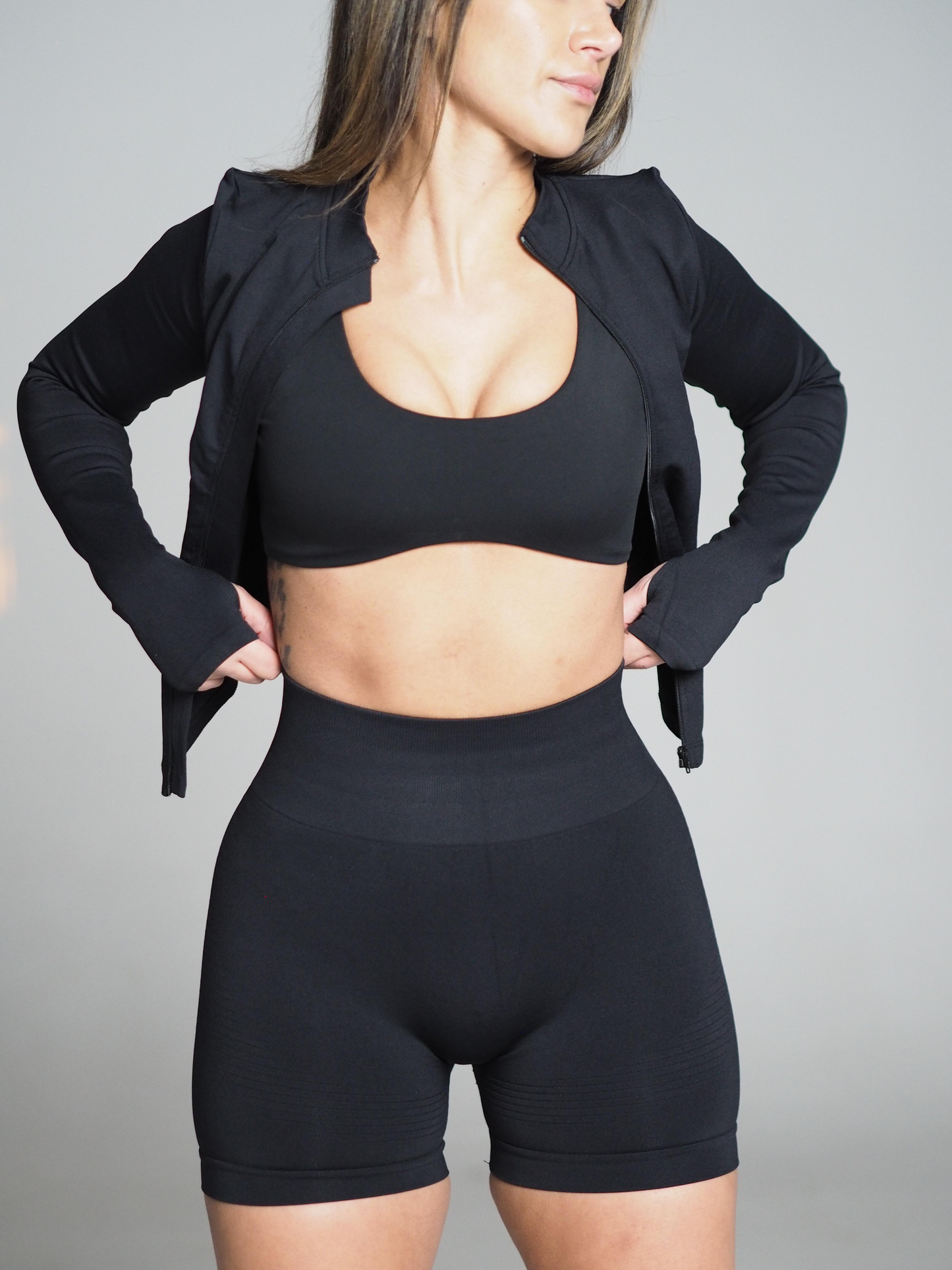Snatched Seamless Shorts - Black