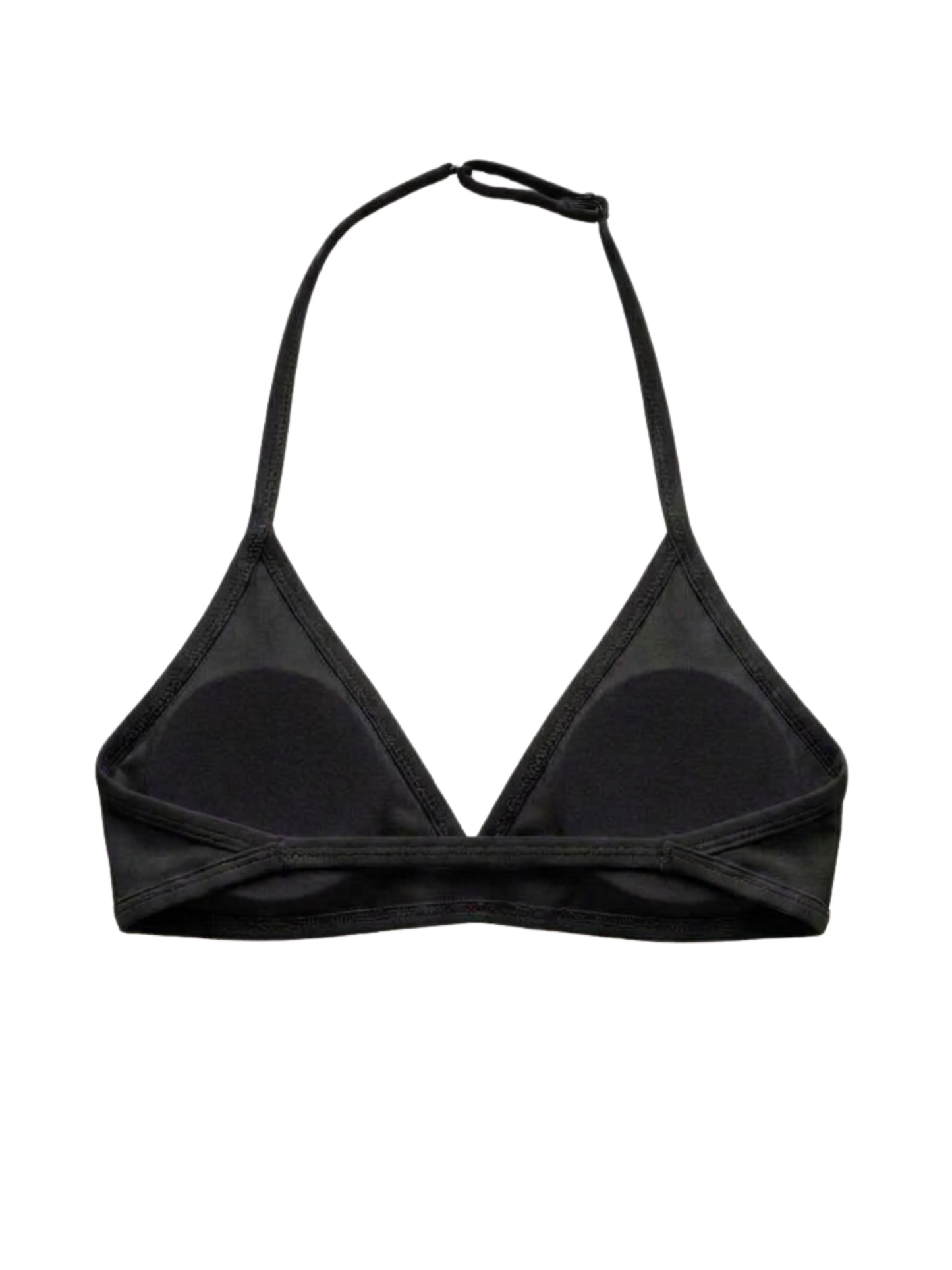 Plush Backless Bra - Black