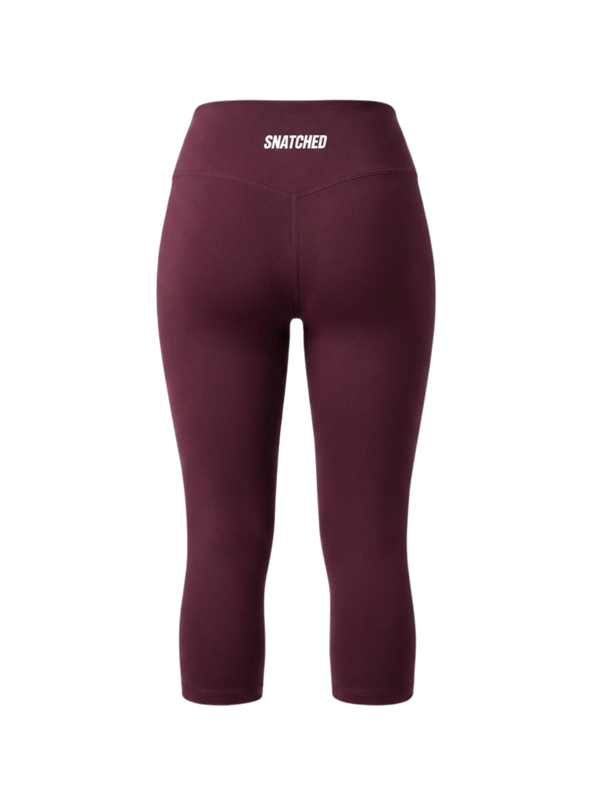 Plush Capris - Burgundy Wine