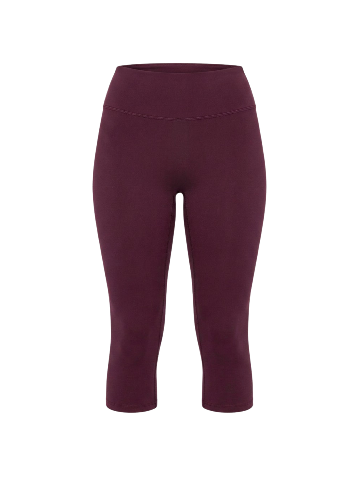 Plush Capris - Burgundy Wine