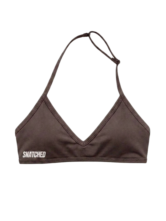 Plush Backless Bra - Praline Brown