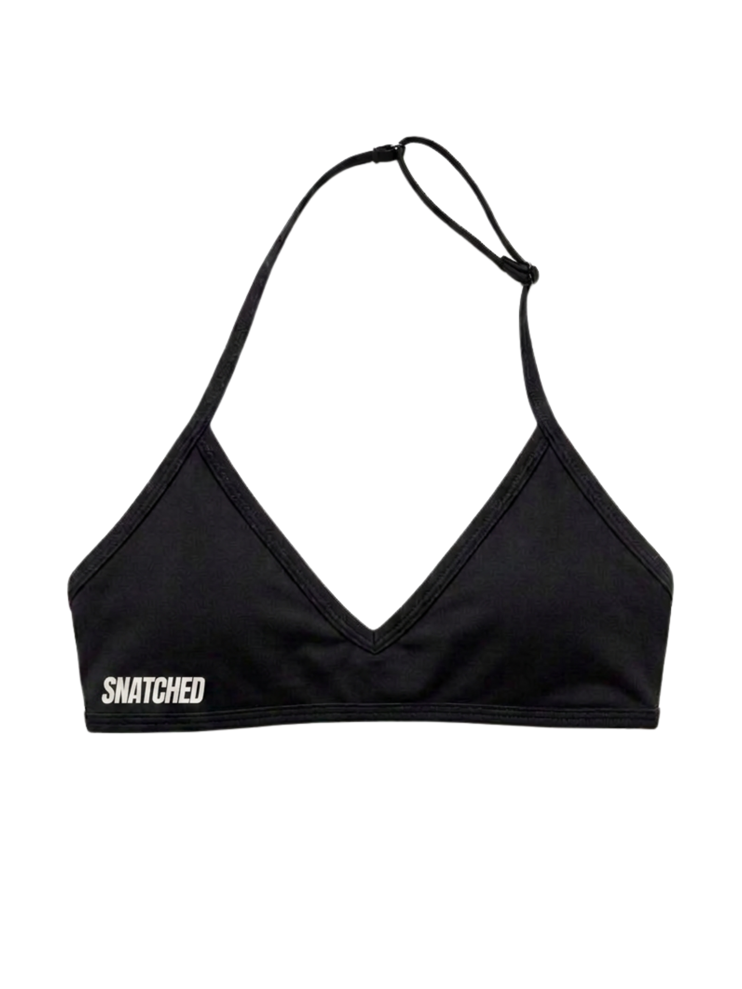 Plush Backless Bra - Black