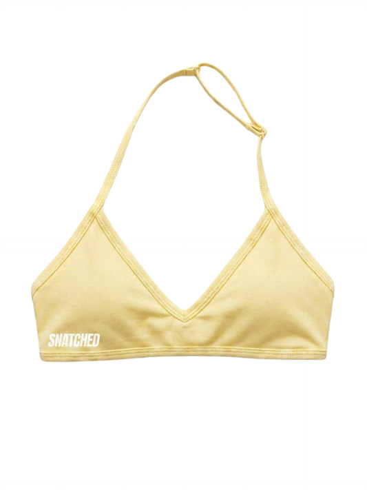 Plush Backless Bra - Butter Yellow
