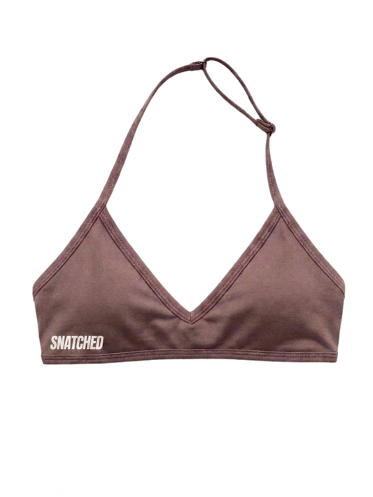 Plush Backless Bra - Praline Brown