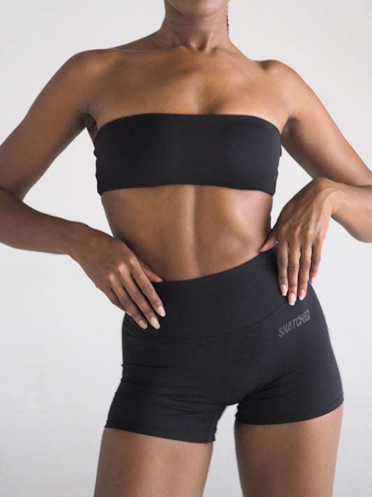 Sunkissed Bandeau bra - Charcoal Black