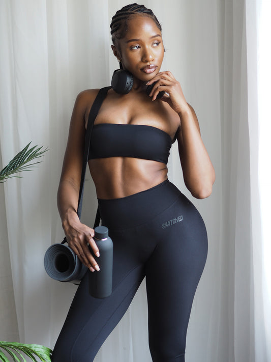 Sunkissed Leggings - Charcoal Black